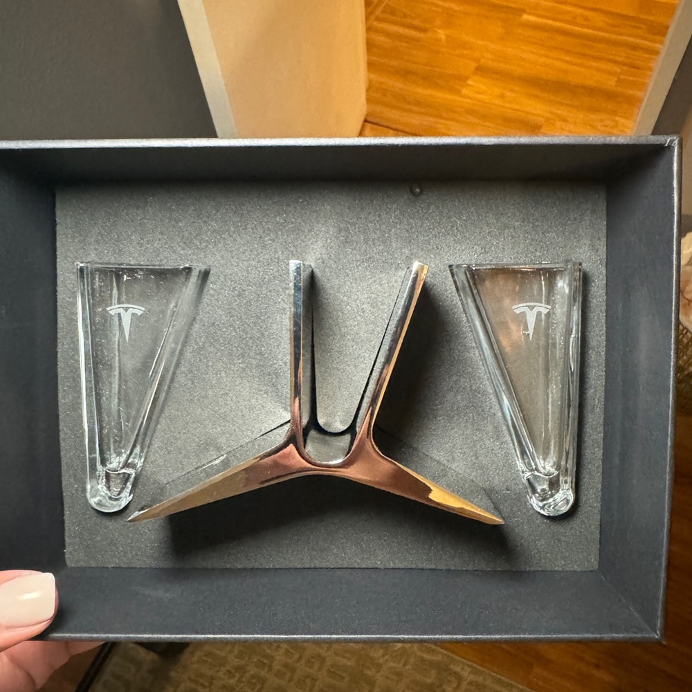 Tesla Glass Decanter Set Shot Glasses